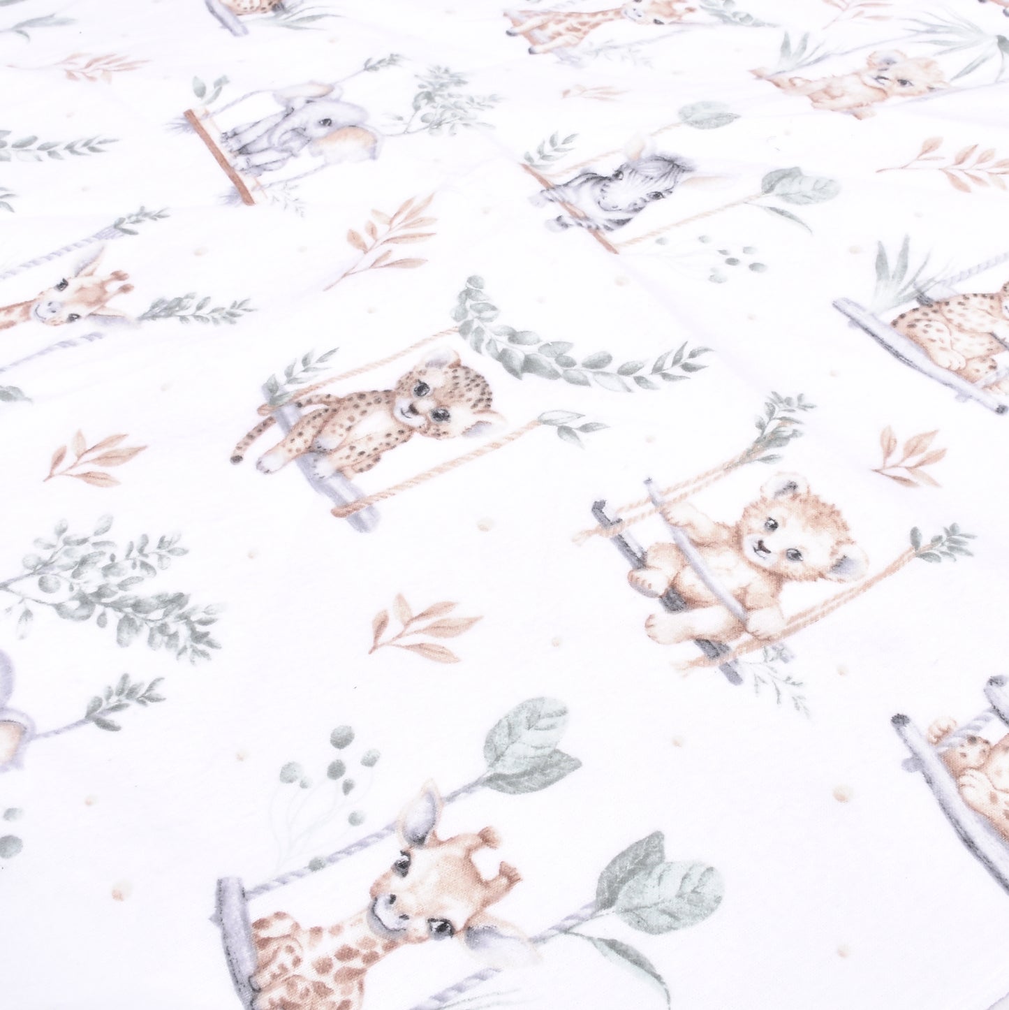 Pielucha flanelowa z ceratką - podkład nieprzemakalny
